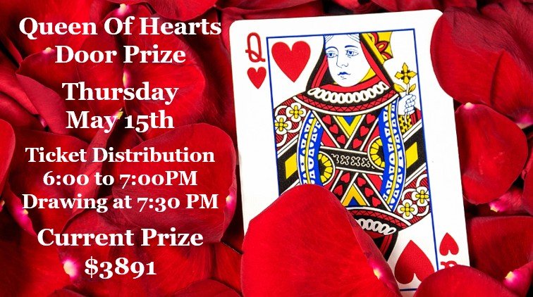 Queen Of Hearts Door Prize