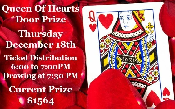Queen Of Hearts Door Prize