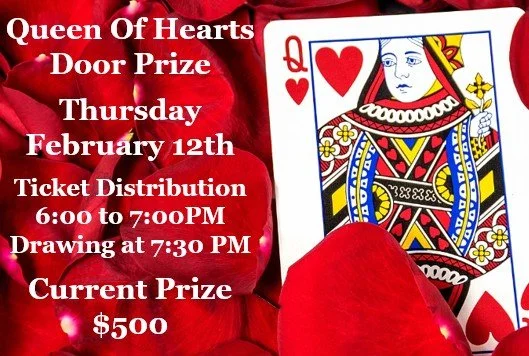 Queen Of Hearts Door Prize
