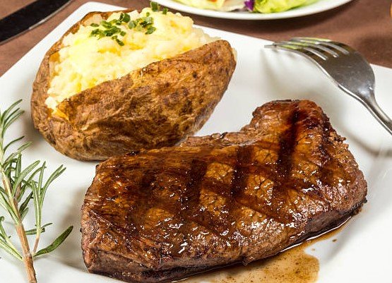 Steak Or Walleye Dinner