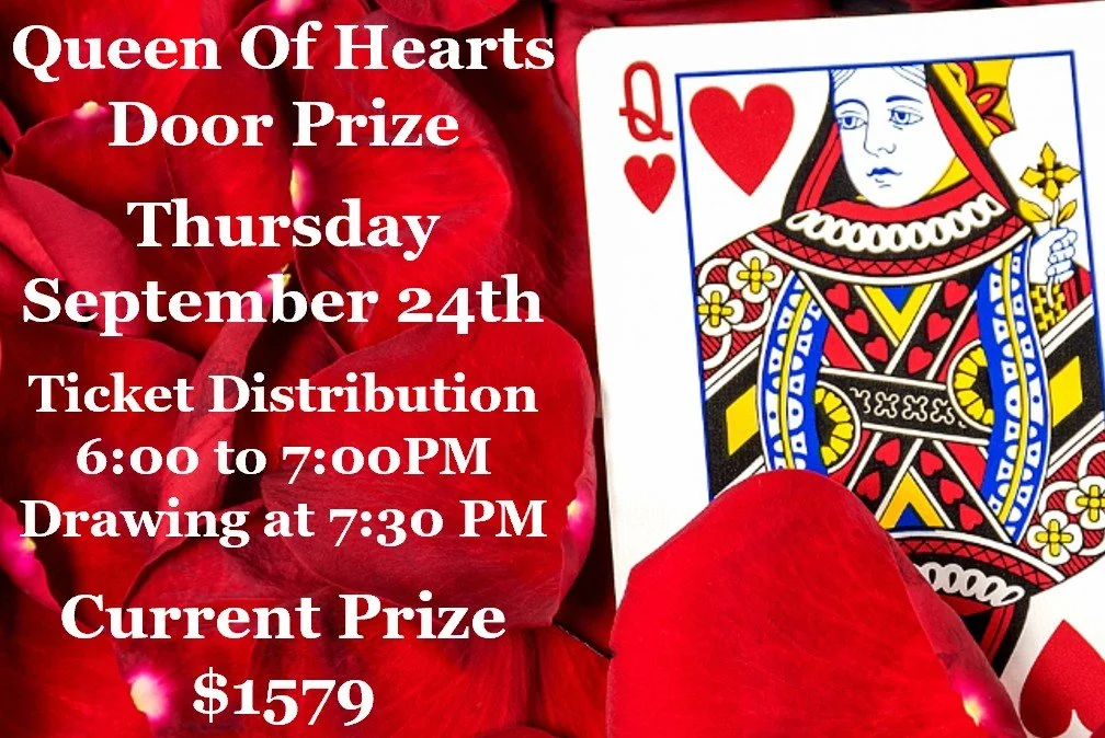 Queen Of Hearts Door Prize