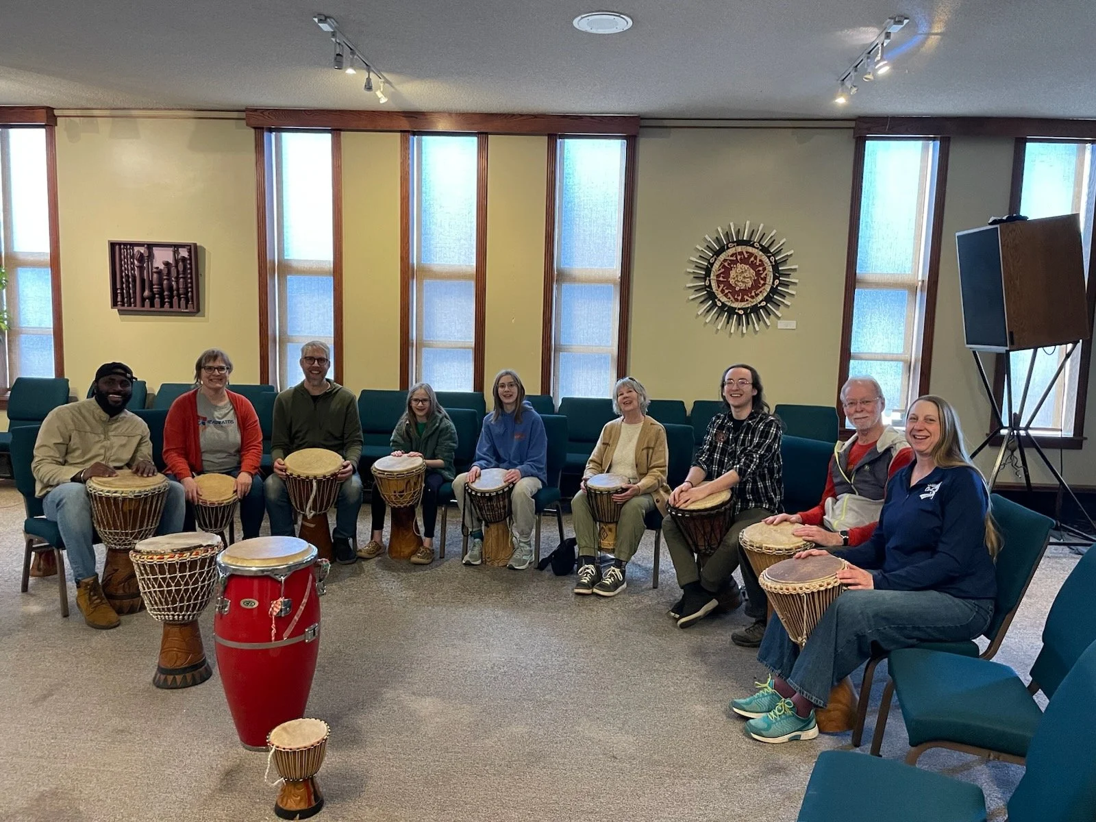Finding Rhythm in Community: A Drum Circle Jam at Headwaters