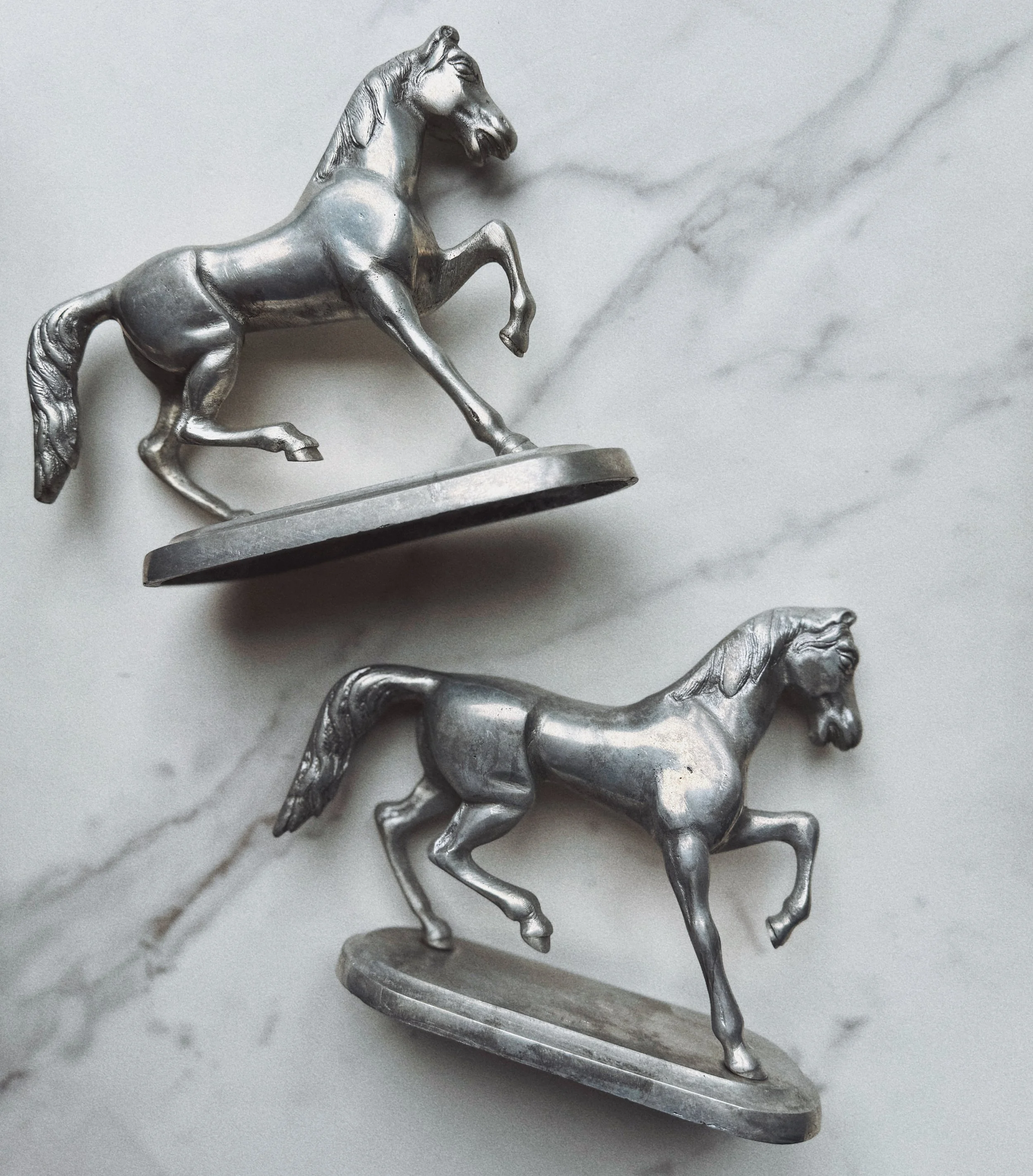 1945 Sicilian Silver Horse Figure