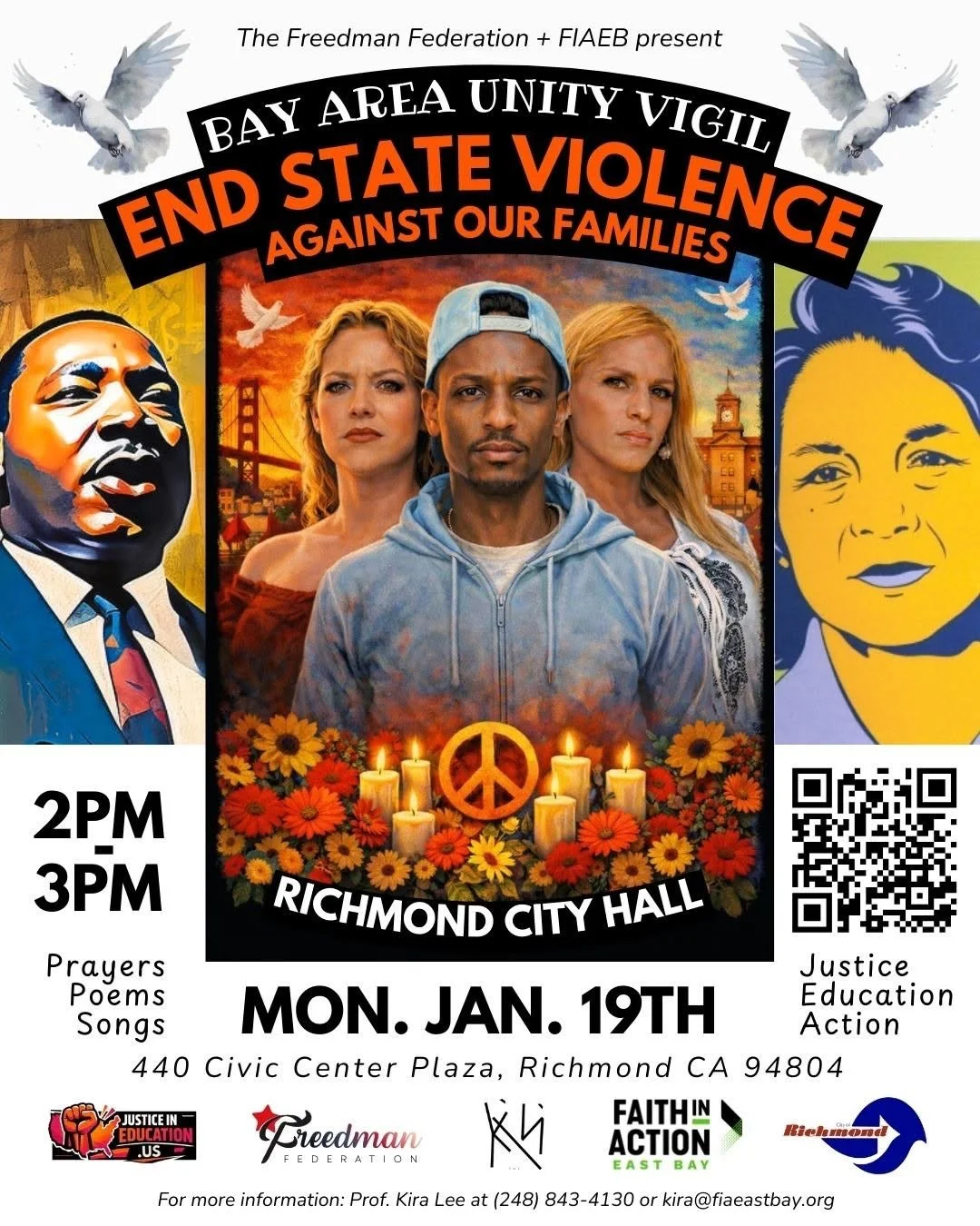 Bay Area Unity Vigil, End State Violence
