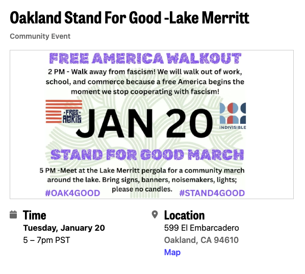 Oakland Stand For Good