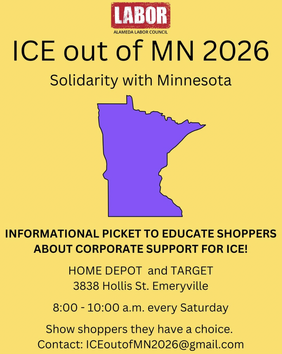 ICE Out of Minnesota Target and Home Depot Picket 