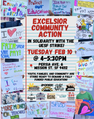 Excelsior Community Action in Solidarity with UESF 