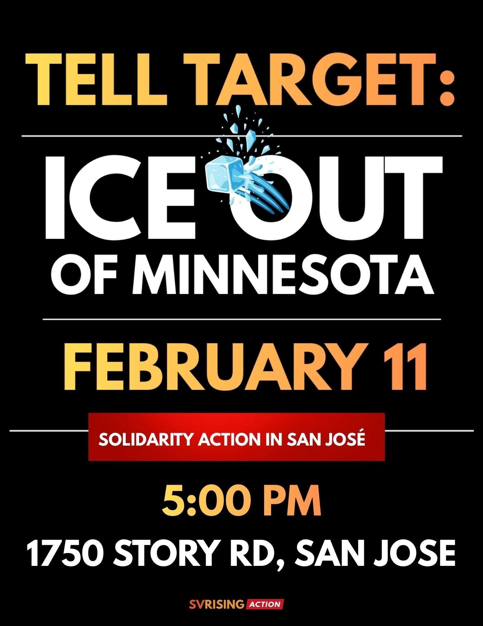 TELL TARGET: ICE OUT! SOLIDARITY ACTION FOR MINNESOTA