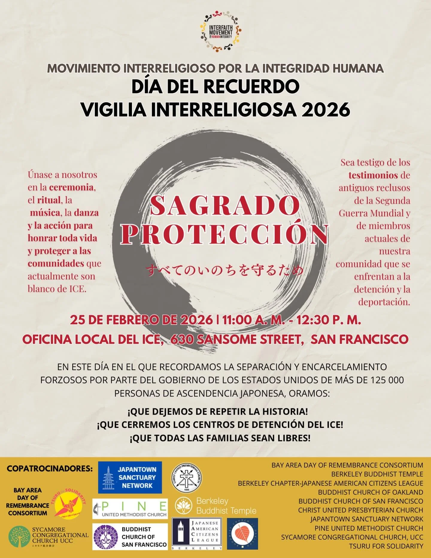 Day of Remembrance Interfaith Vigil