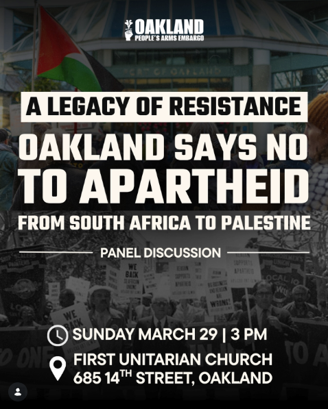 Oakland Says No to Apartheid 