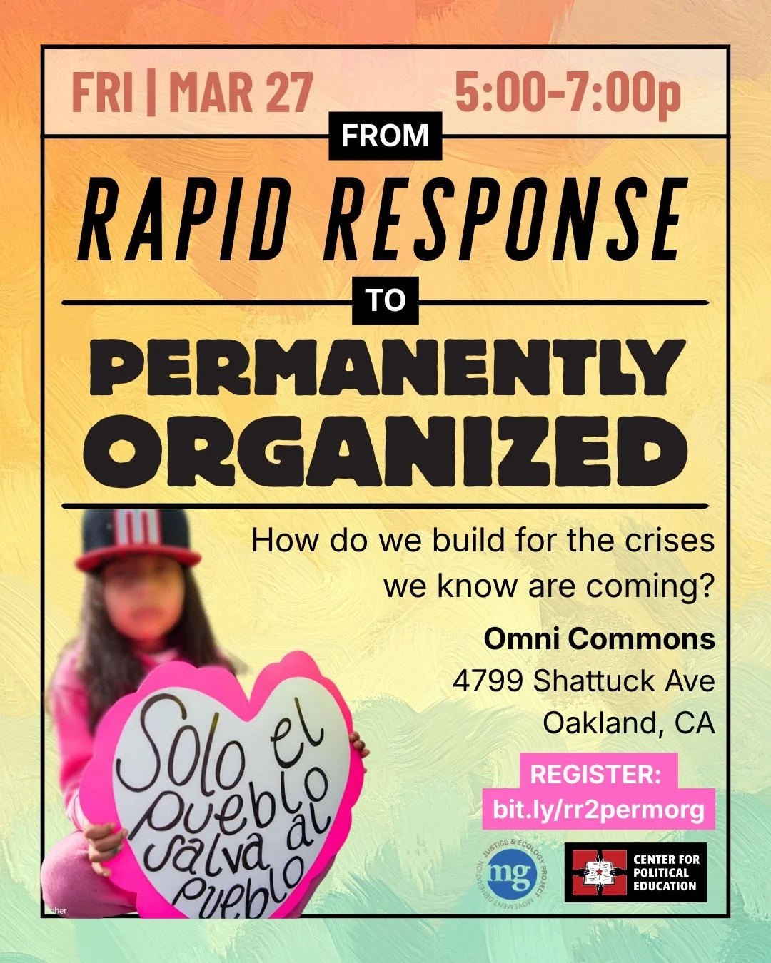 From Rapid Response to Permanently Organized