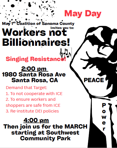 Santa Rosa Singing Resistance May Day 