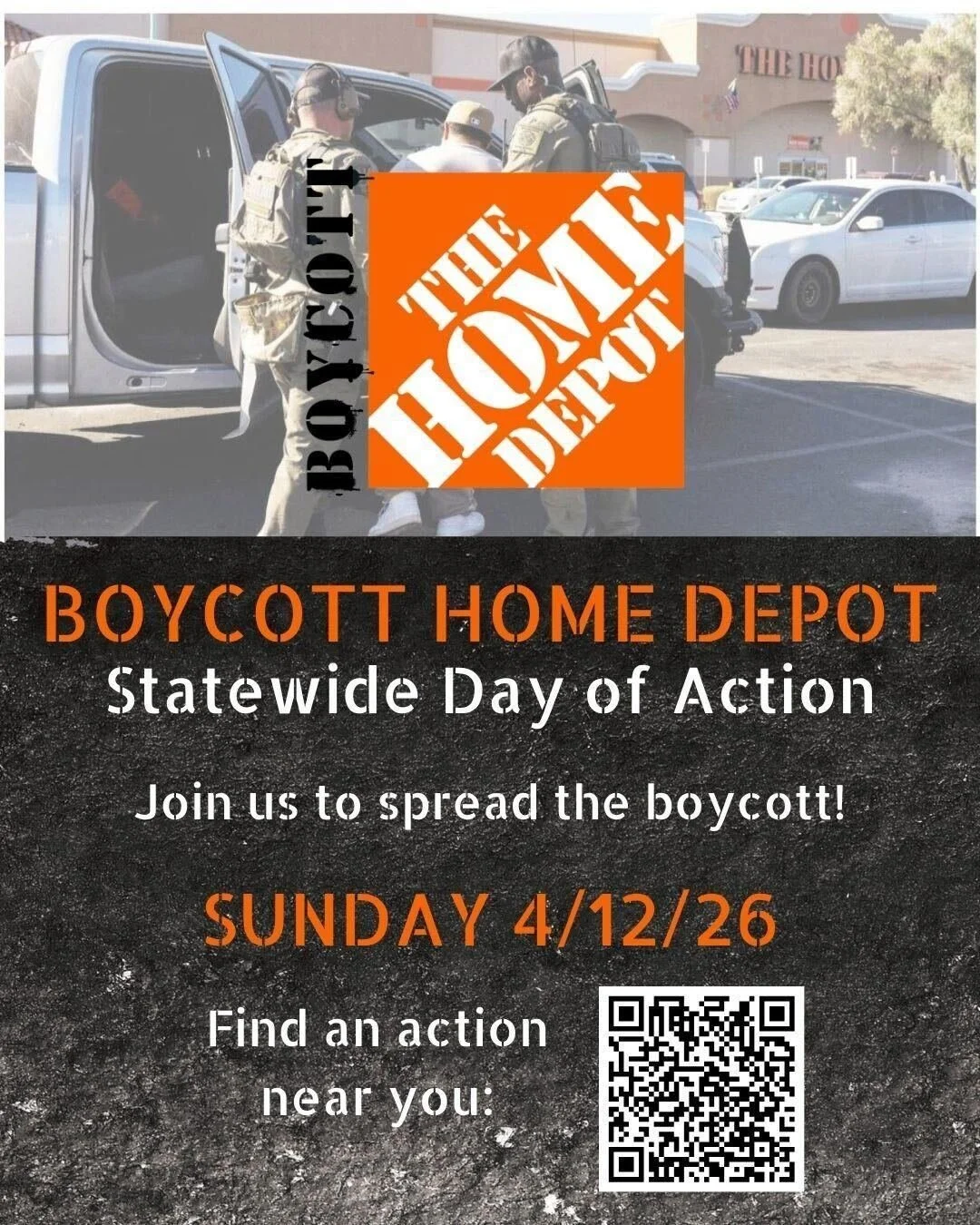 Boycott Home Depot Statewide Day of Action 