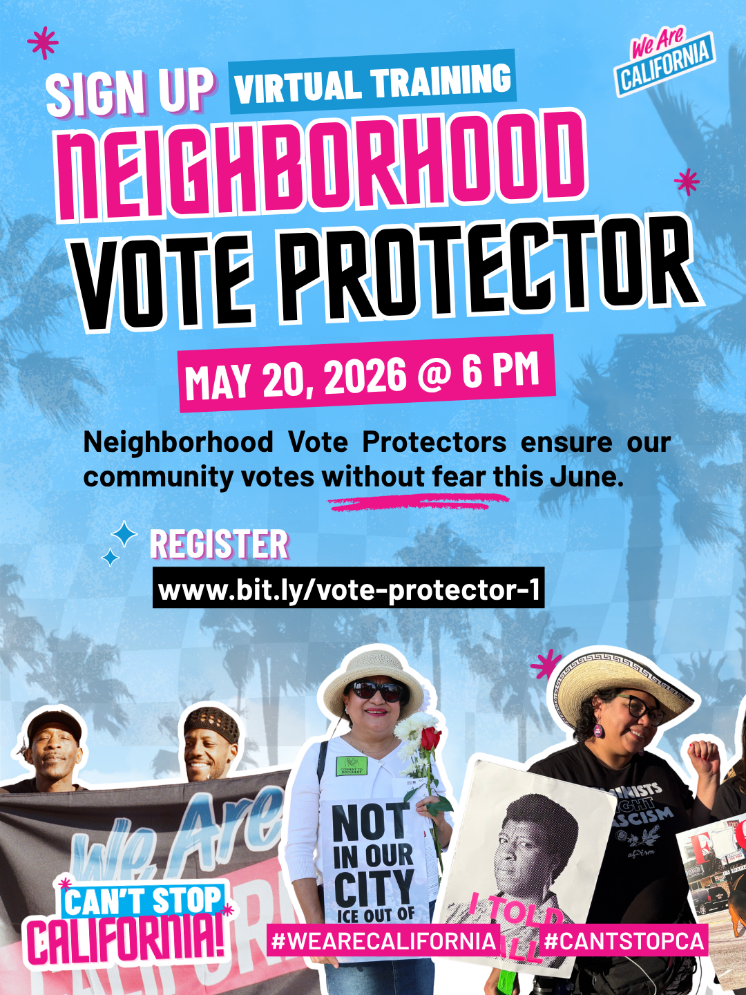 Can’t Stop CA Neighborhood Vote Protector Training