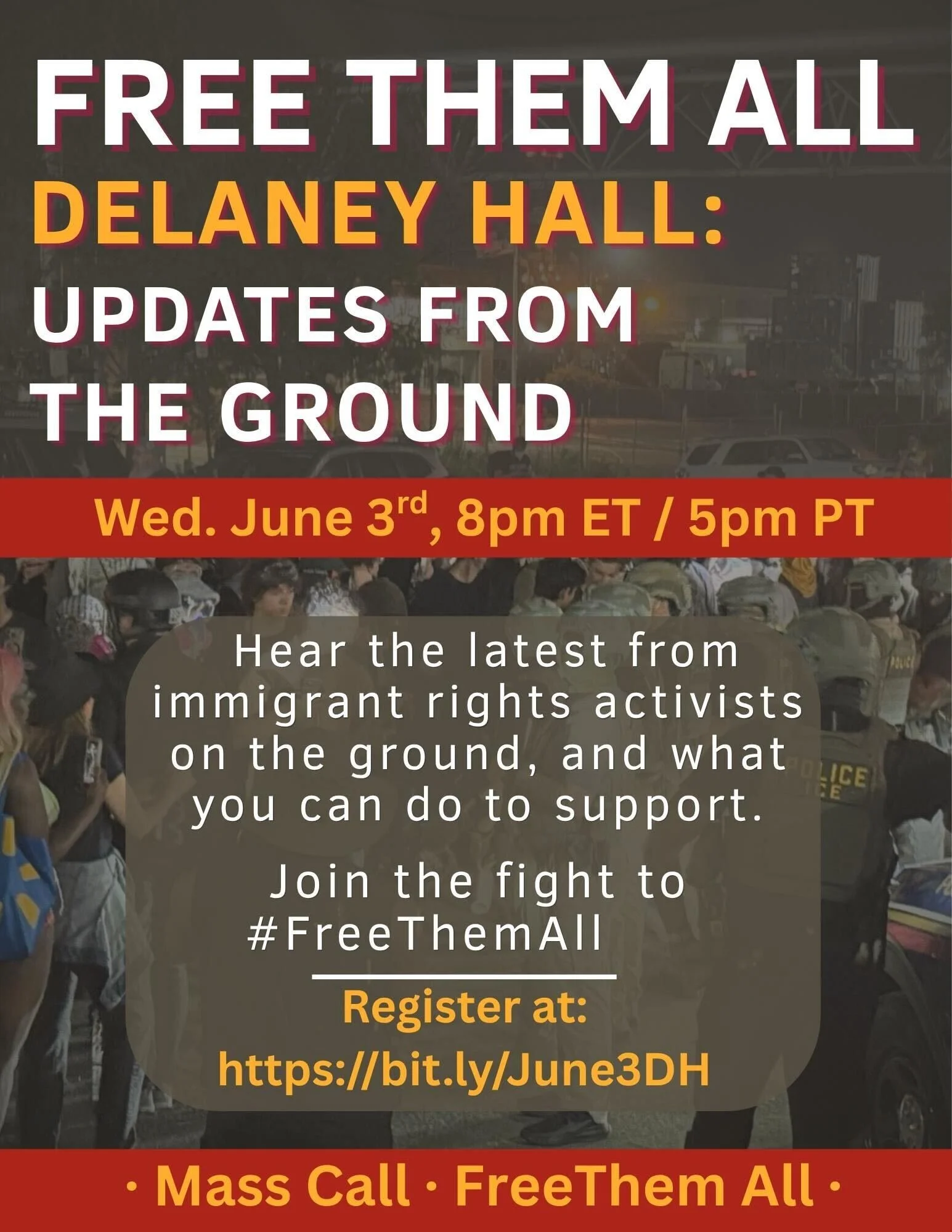 Free Them All Delaney Hall: Updates From the Ground