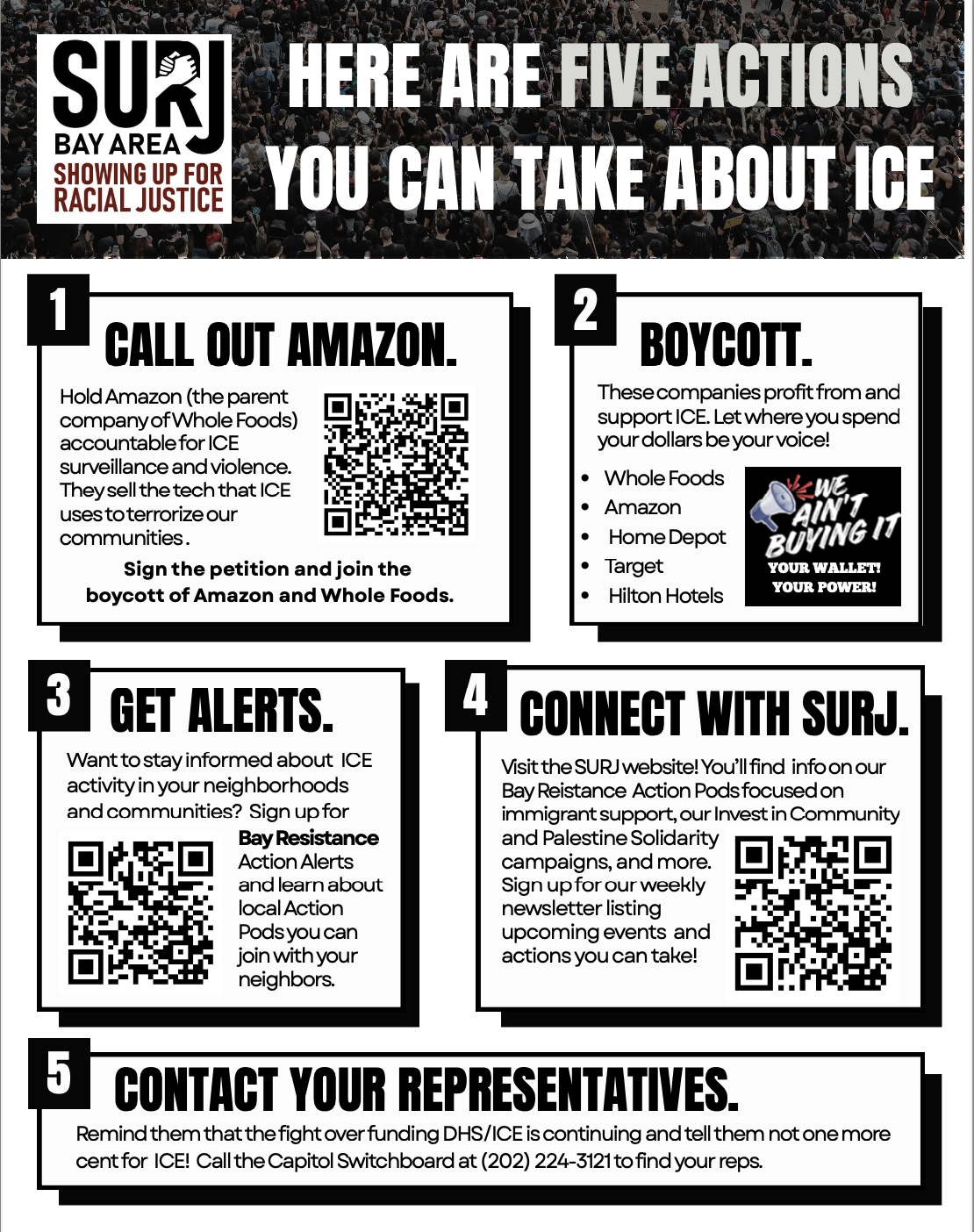 Stop ICE Terror! Boycott Whole Foods and Amazon!