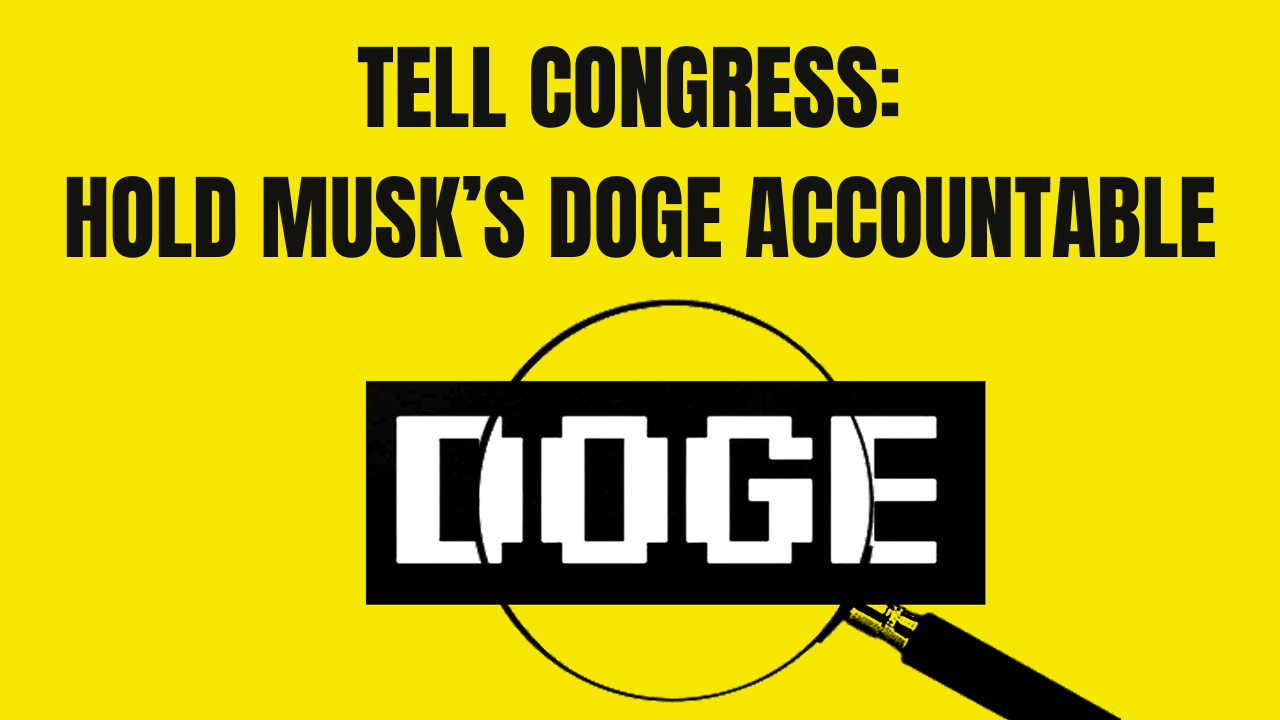 DOGE Accountability Petition Delivery Week of Action
