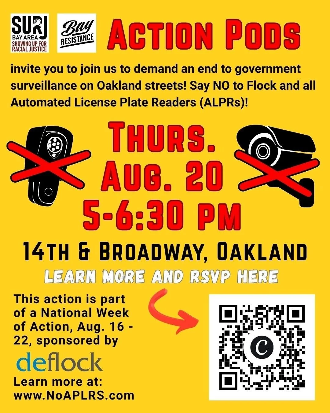 Say NO to Flock and ALPRs (Oakland)