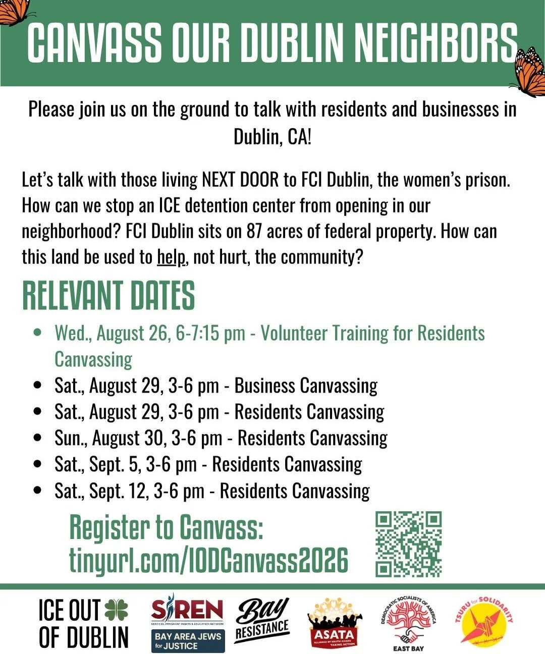 Ice Out of Dublin Residential Canvass 