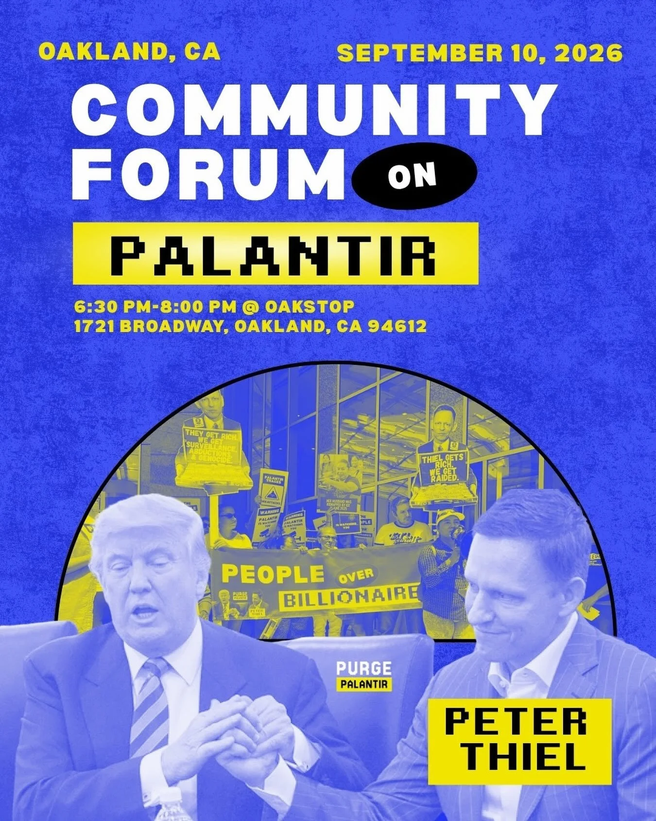 Community Forum on Palantir (Oakland)