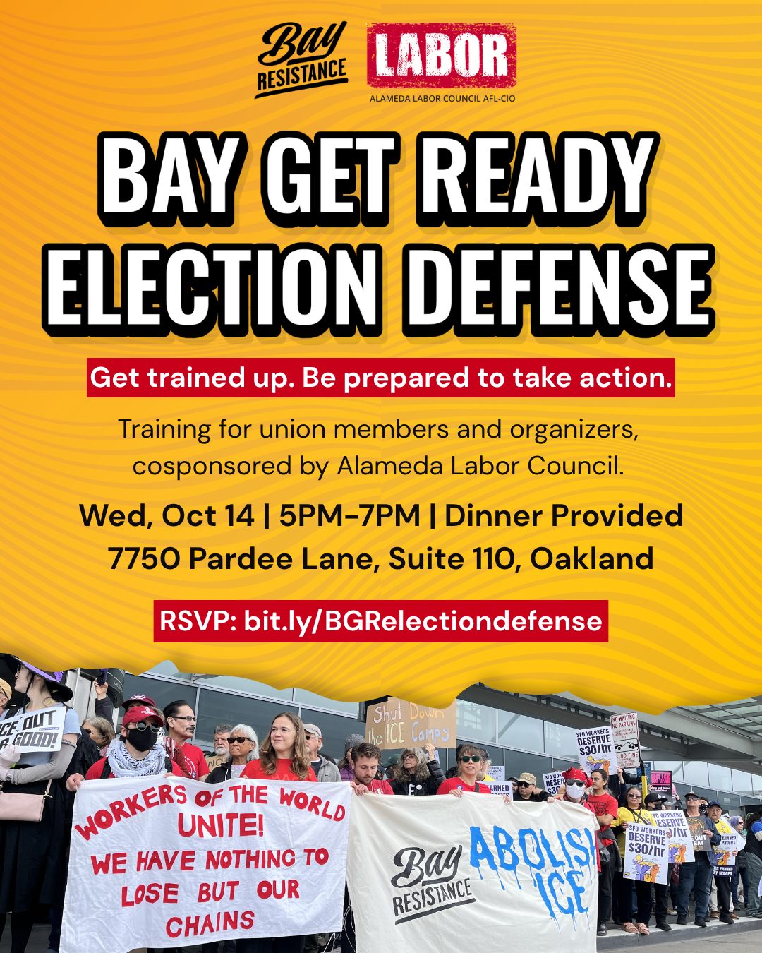 Election Defense Training with the Alameda Labor Council