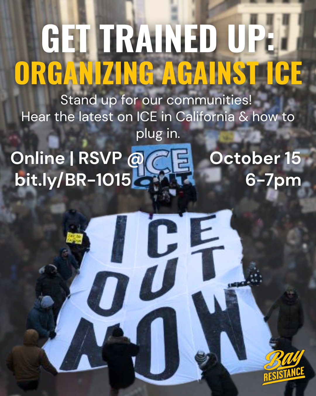 Mass Call: Stand up for our communities! Hear the latest on ICE in California & how to plug in