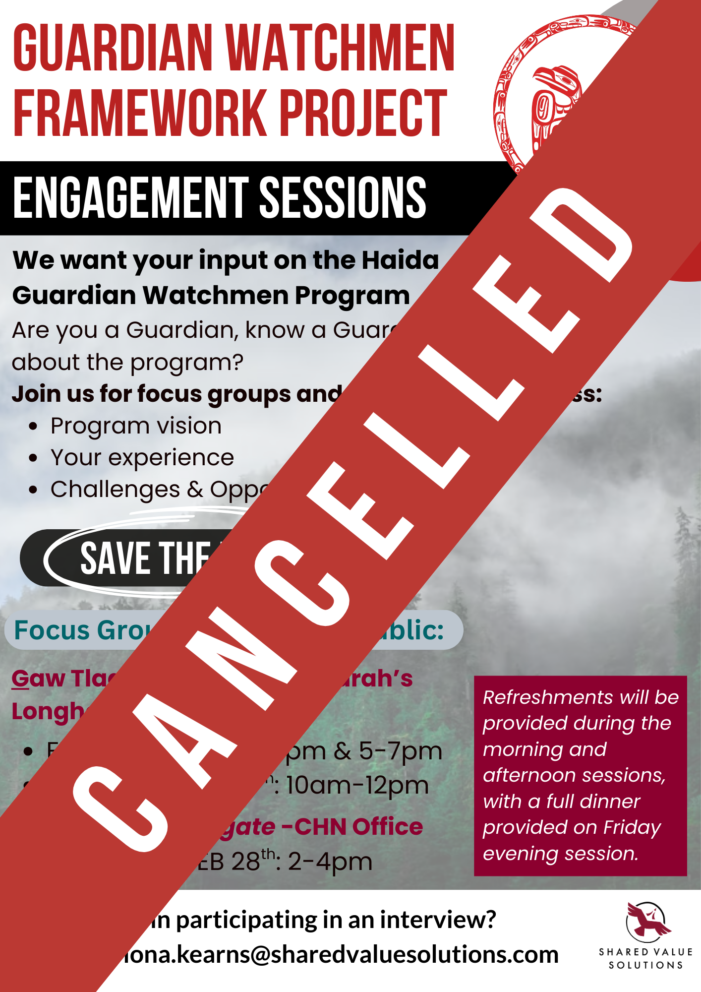 CANCELLED - GUARDIAN WATCHMEN FRAMEWORK PROJECT