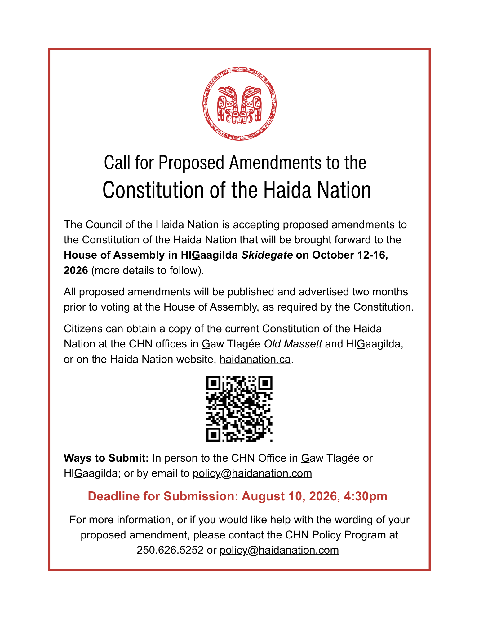 2026 Call for Proposed Amendments to the Constitution of the Haida Nation.png