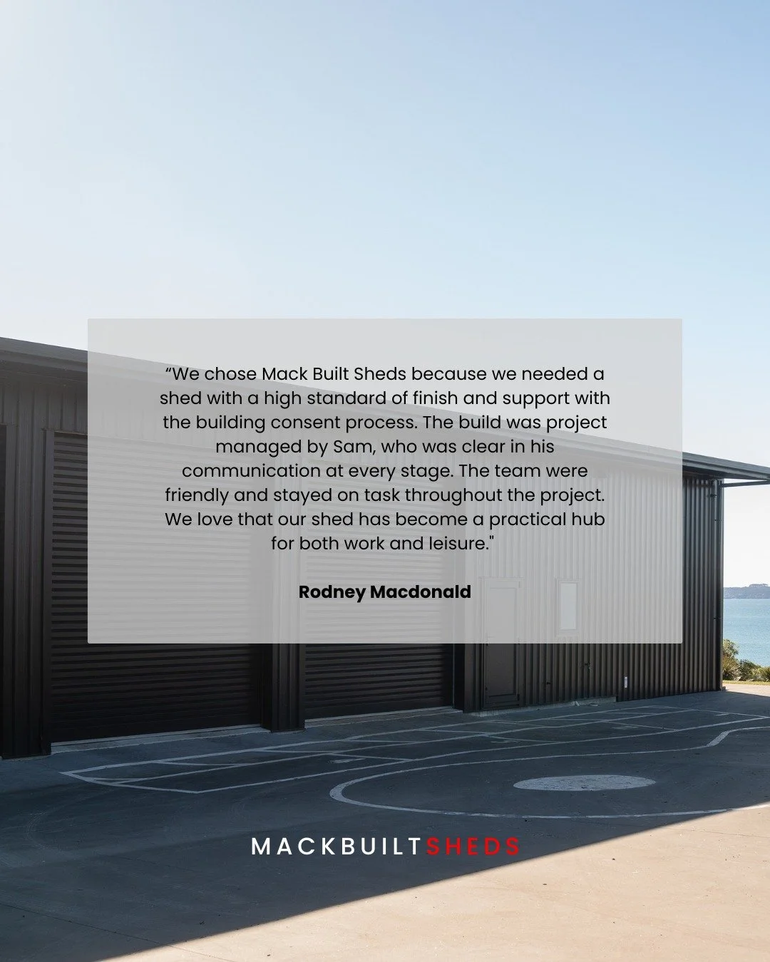 We absolutely love hearing this kind of feedback! 🙌
From start to finish, the team put real care into every build - and it’s awesome to see our sheds becoming the go-to space for work and downtime.
Thinking about your own shed project? We&rsq