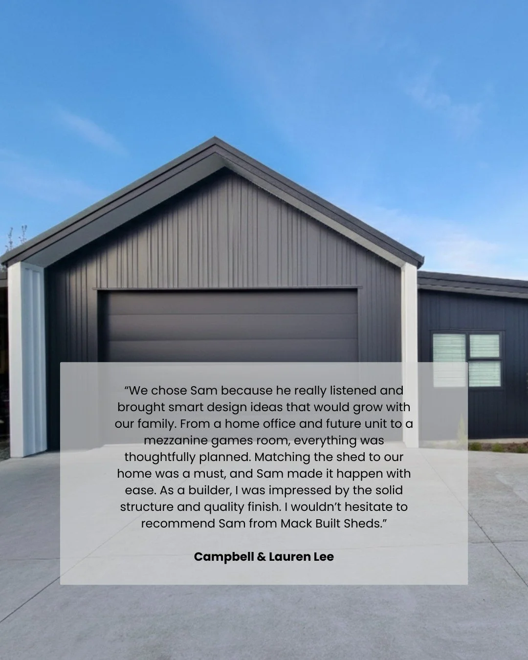 Listening, problem-solving, and creating buildings that not only look great but grow with our clients over time.
Huge thanks to our clients for trusting us with their vision.
#MackBuiltSheds #KitsetShed #FutureProofDesign #NZBuilds #CustomSheds #Qual