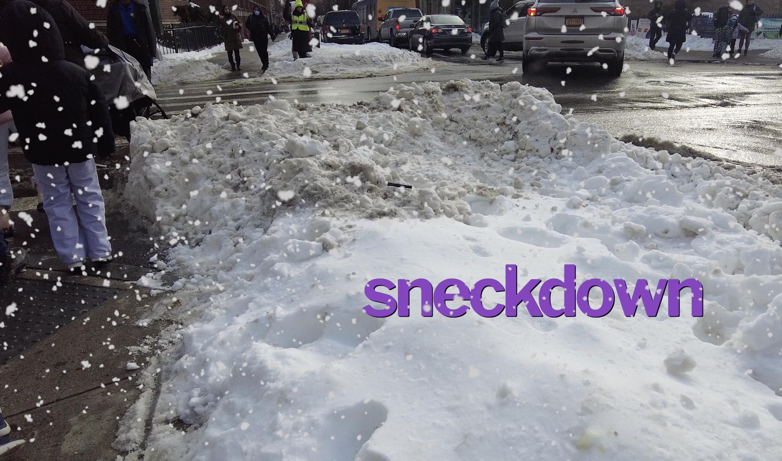 A Snazzy Snowy Sojourn Snooping for Sneckdowns