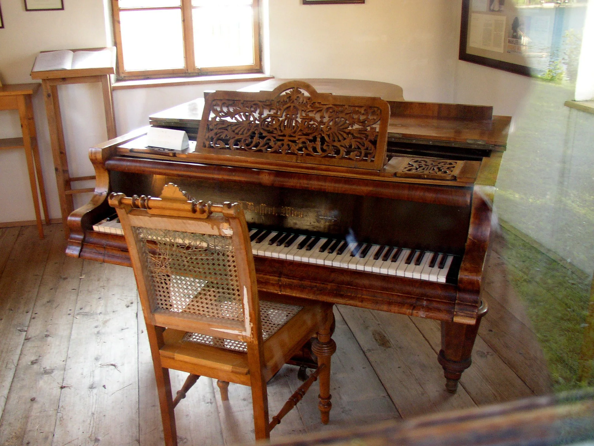Mahler's piano, where he composed his Second Symphony
