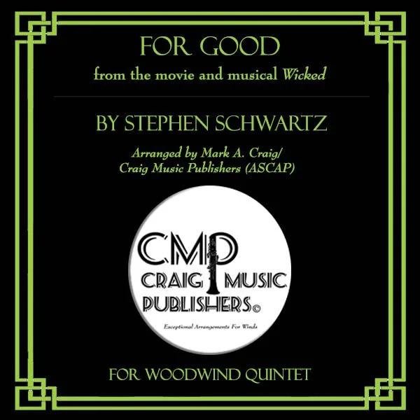 Schwartz: For Good, from Wicked - for Woodwind Quintet, thumbnail