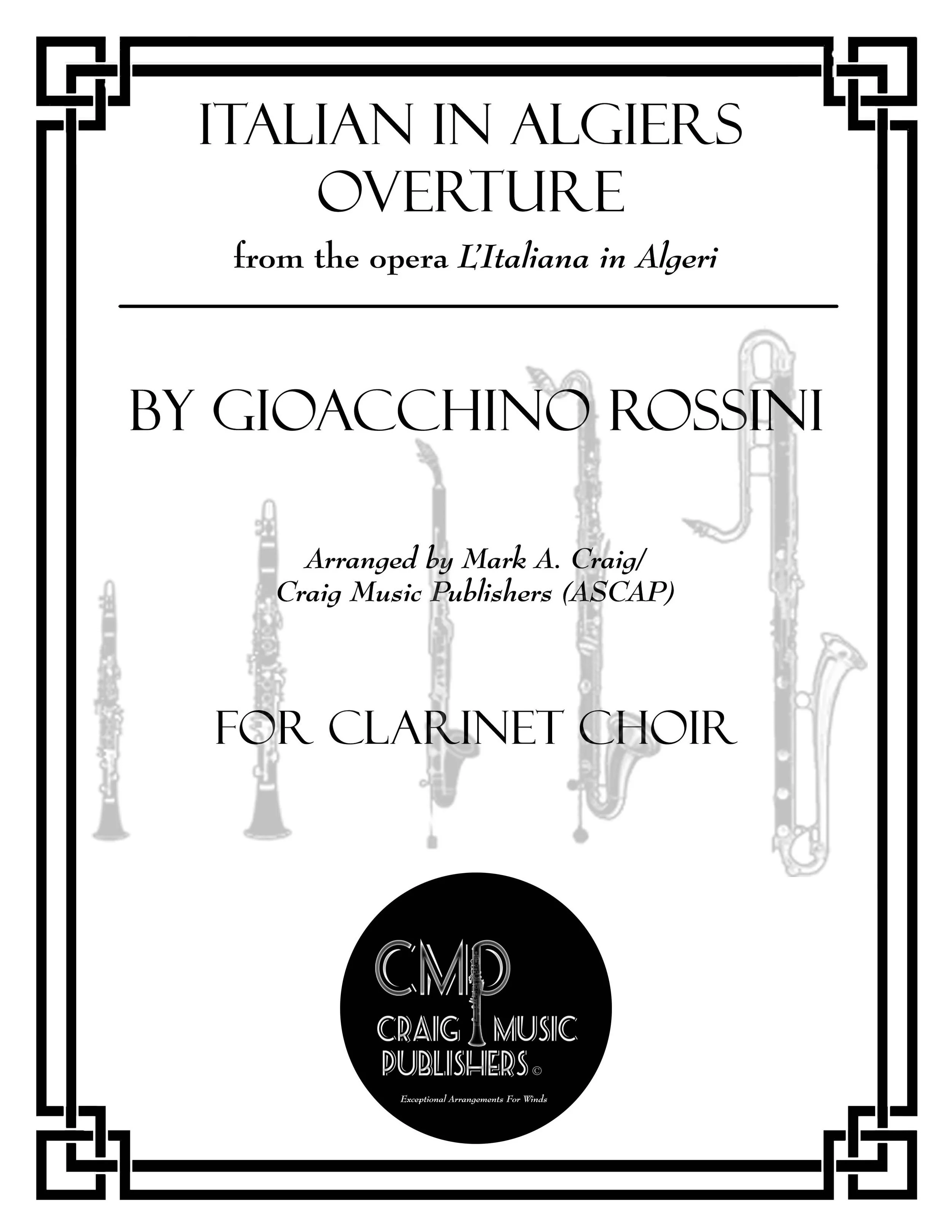 Rossini - Italian in Algiers Overture - for Clarinet Choir - Cover Page th.jpg