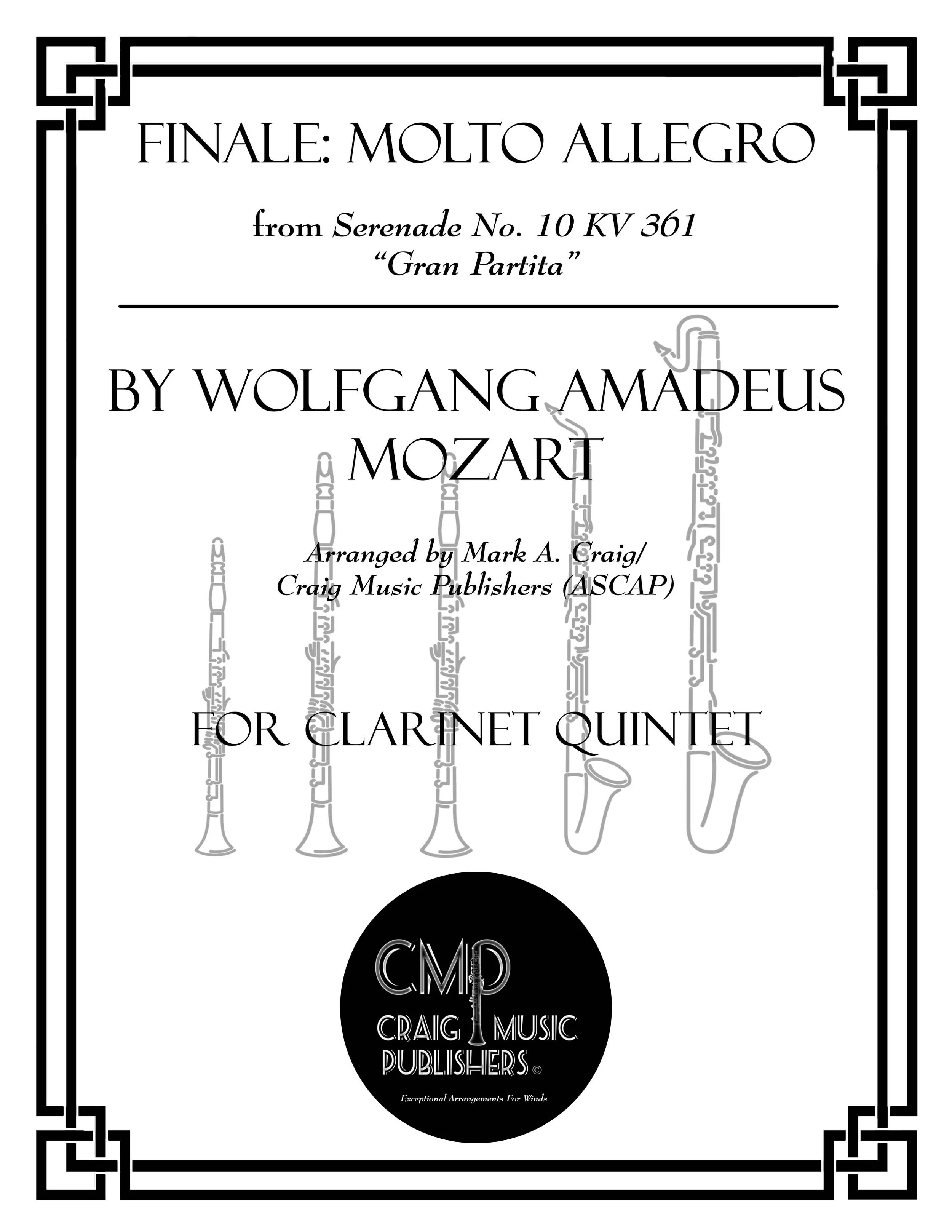 Mozart - Rondo from Gran Partita - for CQ5 - SMP Press - Cover Page.jpg