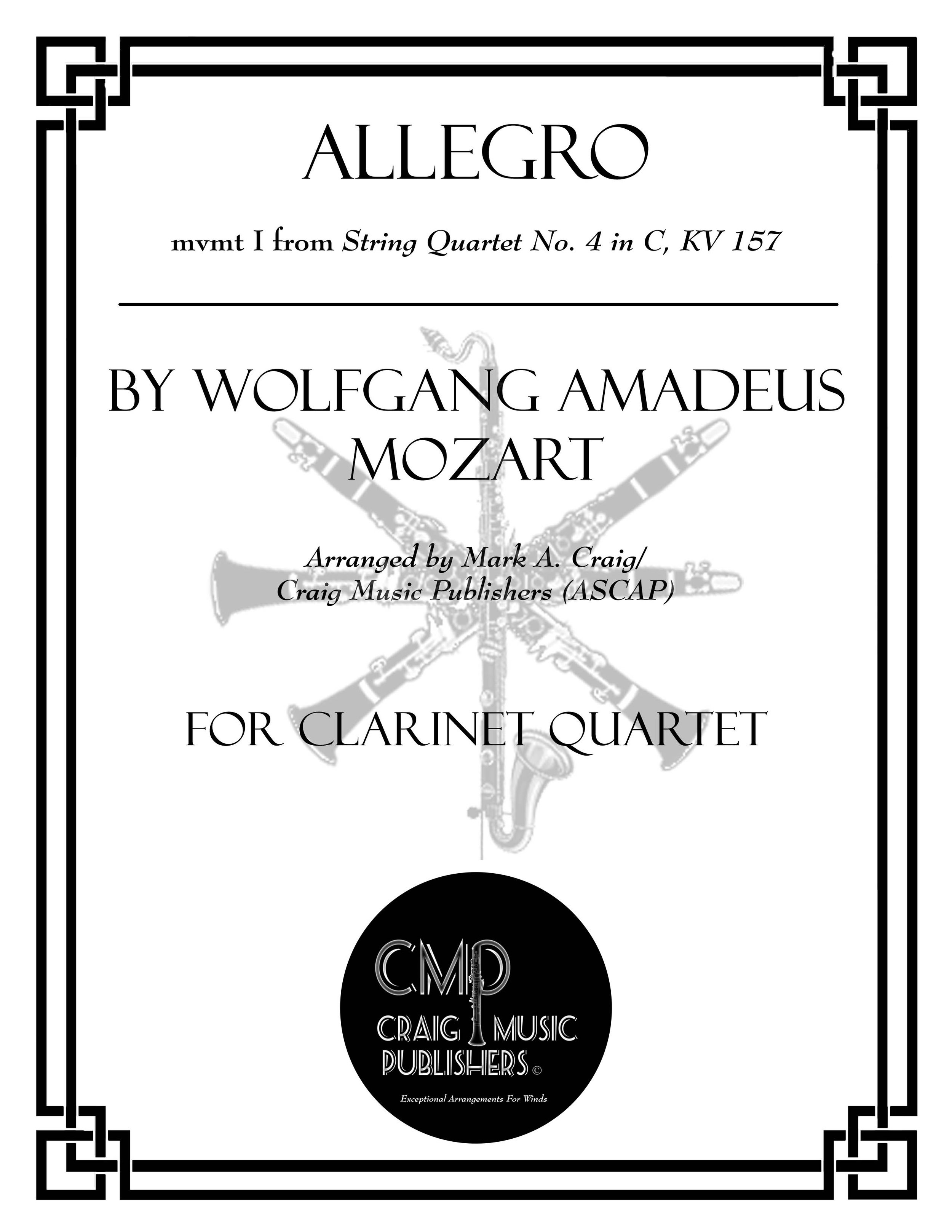 Mozart - Allegro KV 157 - for CQ - Cover Page th.jpg