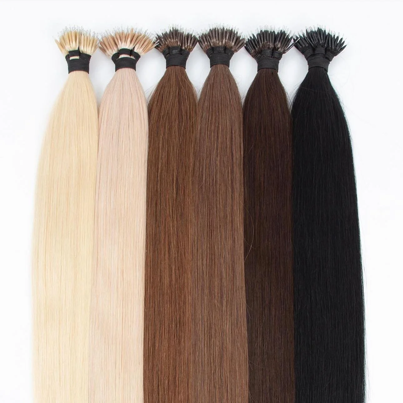 Nano bead hair extensions with tiny nano rings, approximately 90% smaller than the traditional micro rings making them undetectable and discreet.
Perfect for longer term wear hair extensions.