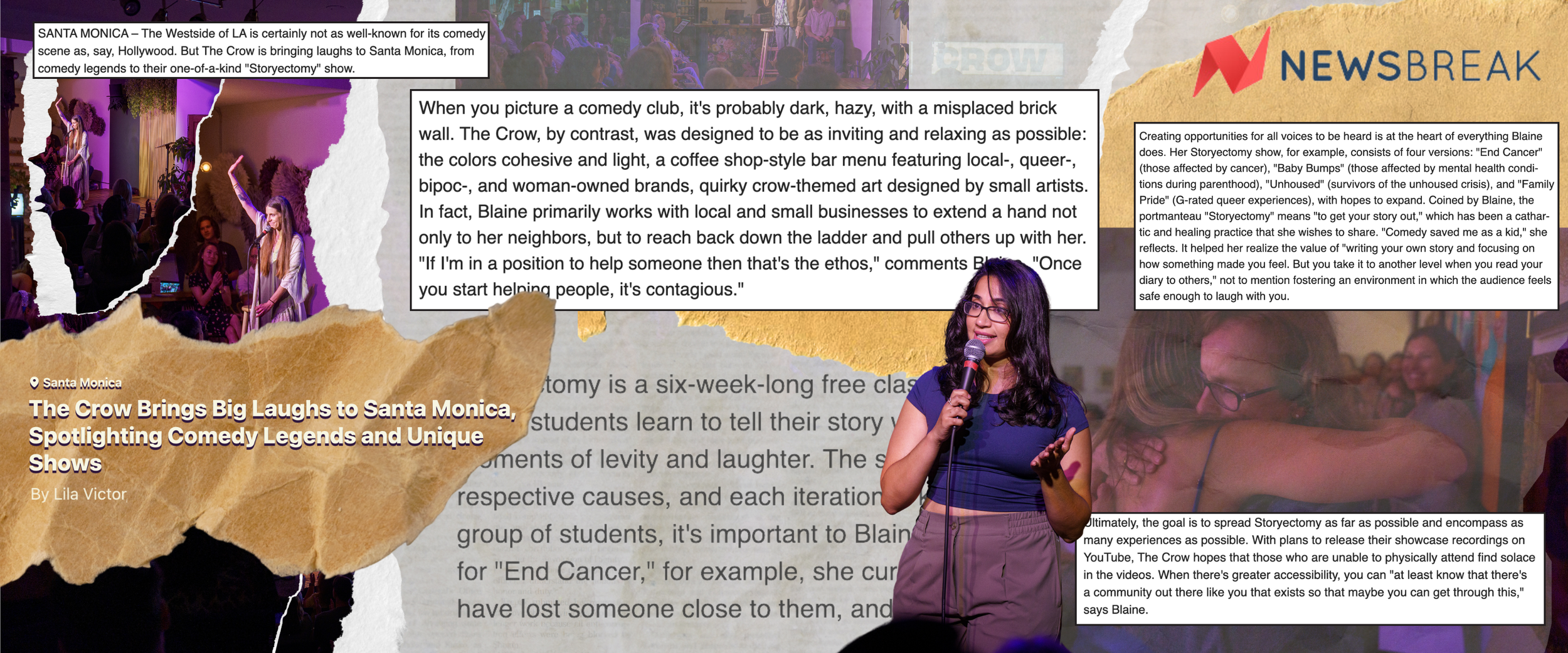 The Crow Brings Big Laughs to Santa Monica, Spotlighting Comedy Legends and Unique Shows