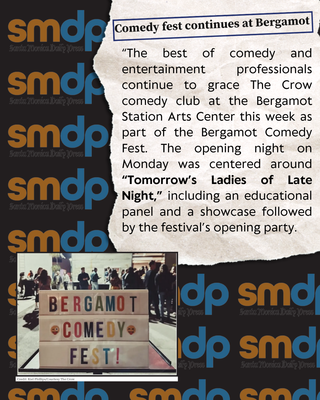 SMDP "Comedy Fest Continues..."