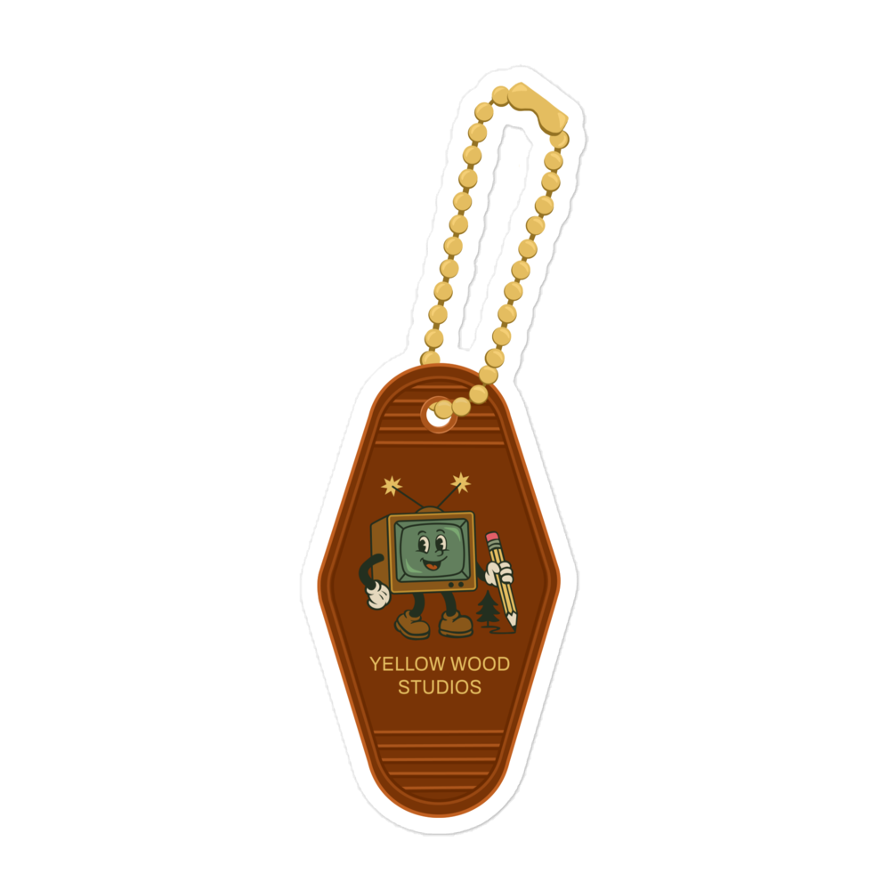 Motel Key Sticker