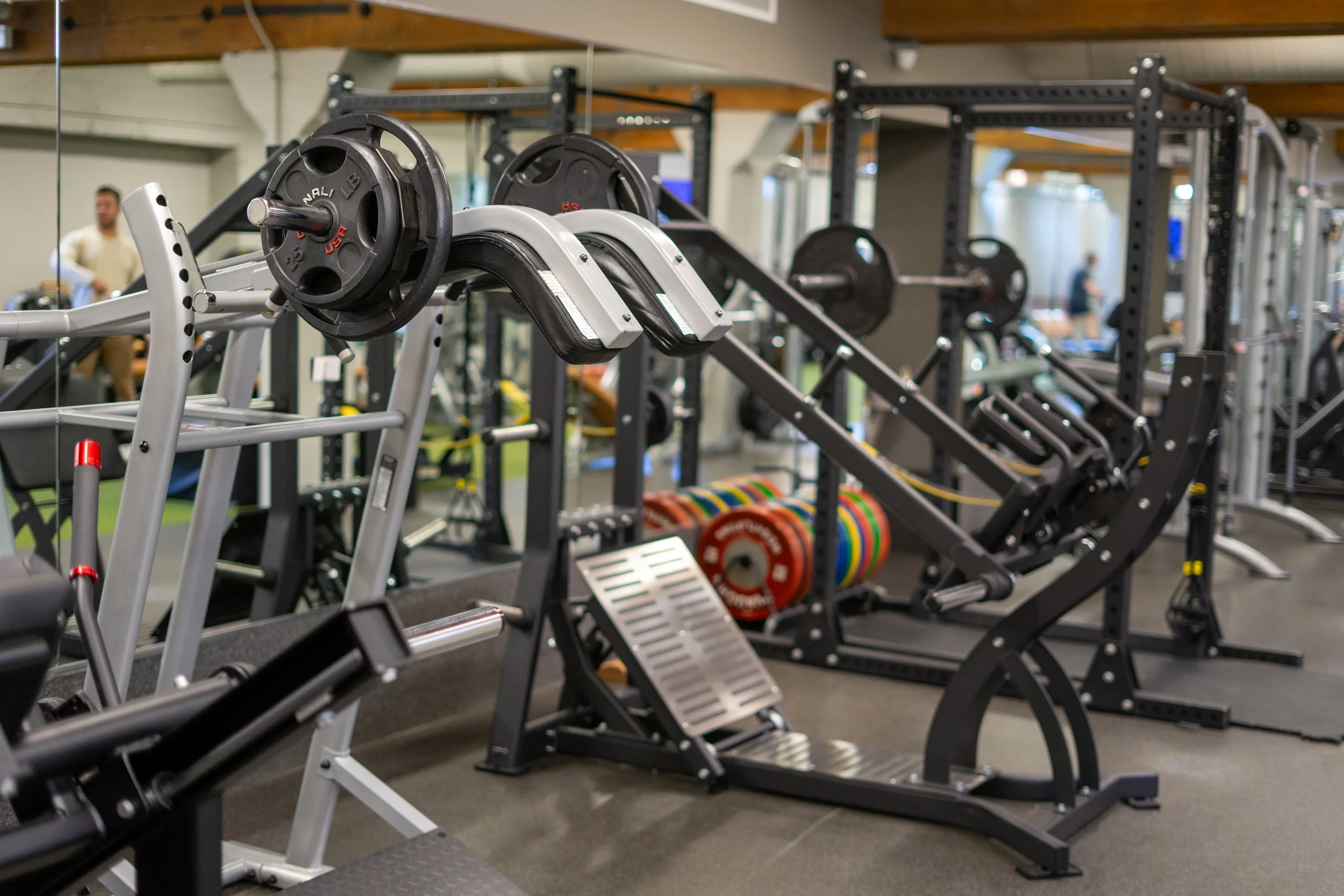 leg workout leblon fitness club chicago river north gym