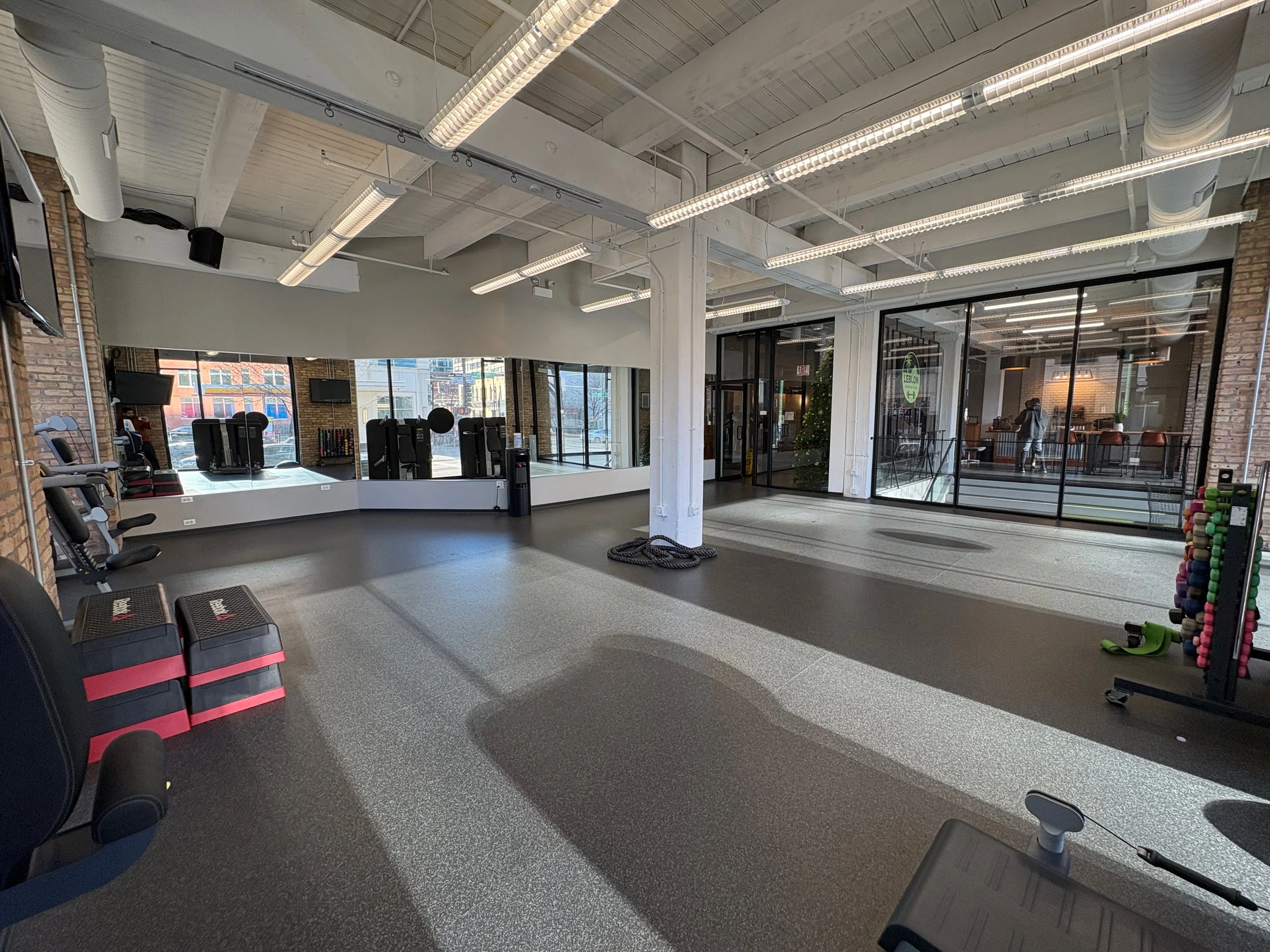 mat pilates area leblon fitness club river north chicago