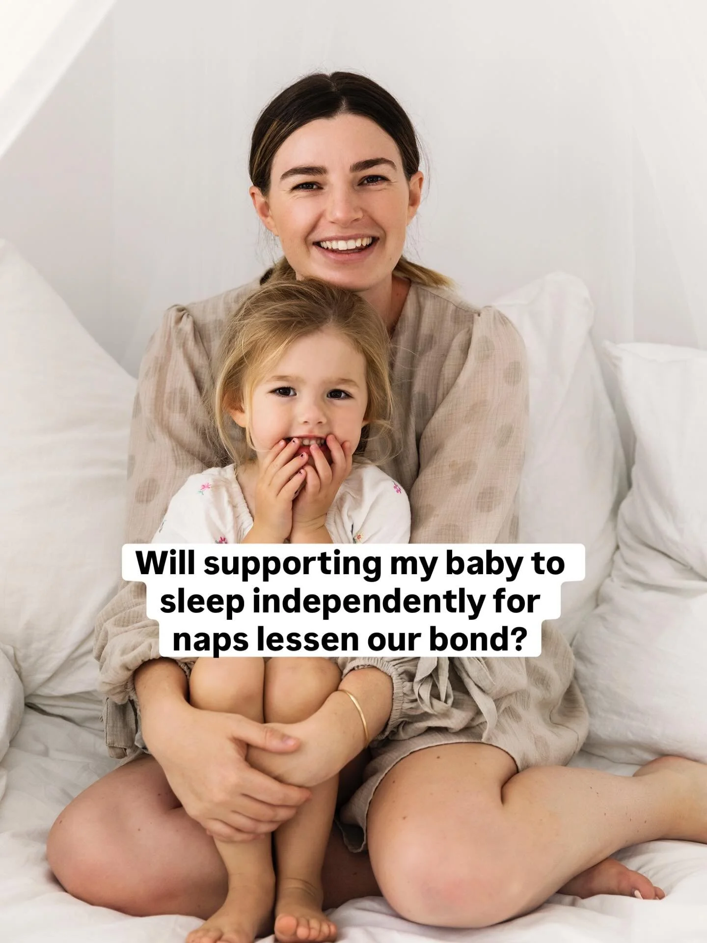 The baby sleep world is LOUD and full of opinions, &ldquo;rules&rdquo; and a hundred different ways to do the same thing.

So here is what I&rsquo;ll say every time:

Supporting your baby to sleep independently does not lessen your bond. 💛

I get as