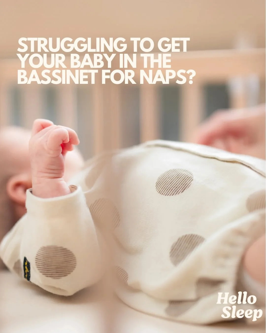 It&rsquo;s ok to love contact naps but also just want one nap a day that would leave you hands free and a little less touched out.

Did you know it is possible to have a baby that does contact naps and sleeps in their bassinet?

It doesn&rsquo;t have