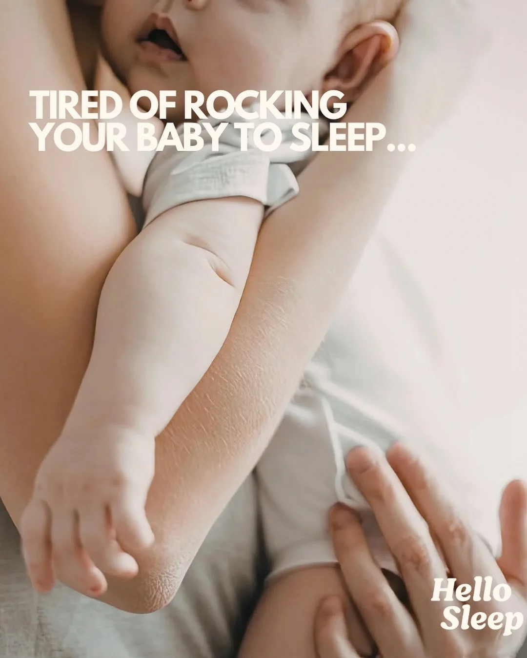 Rocking your baby to sleep is incredibly normal. I did it with both my babies! 👶🏼 

If it&rsquo;s working for you, don&rsquo;t change a thing! 

But if you&rsquo;ve had enough of rocking, or it&rsquo;s no longer working, this is a gentle way to sta