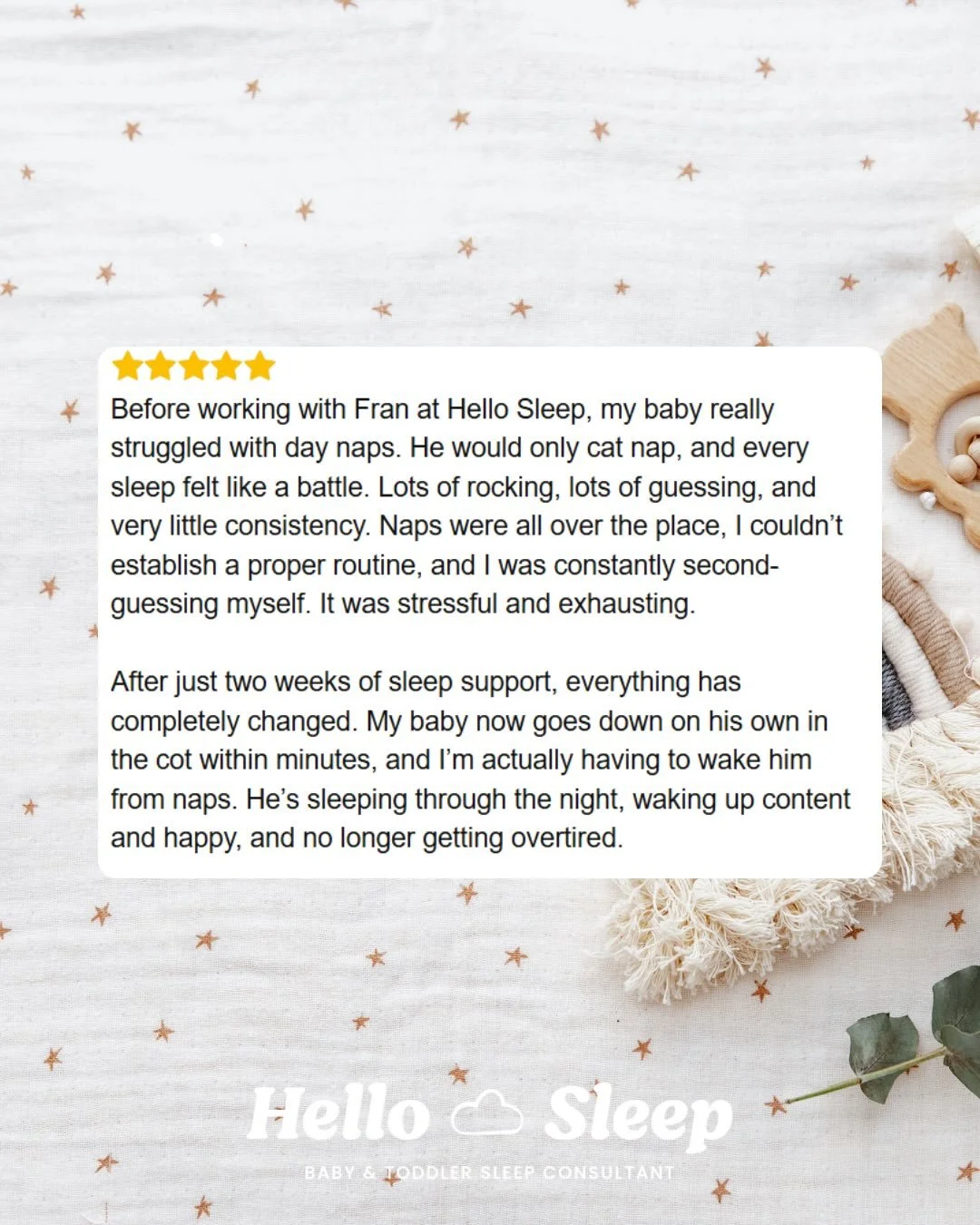 There is nothing harder than feeling like every nap is a battle.

And nothing better than hearing a mum say she finally feels calm, confident and has her days back.

This is exactly why I do what I do 🤍 

Booking are filling up for May so DM me to s