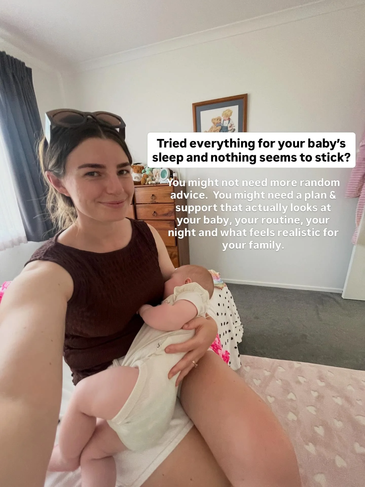 So many families come to me feeling like nothing is working with their baby&rsquo;s sleep.

They&rsquo;ve tried wake windows. 
Bedtime tweaks.
ChatGPT. 
Google.
TikTok.

An when nothing sticks it&rsquo;s easy to feel like you&rsquo;re doing something