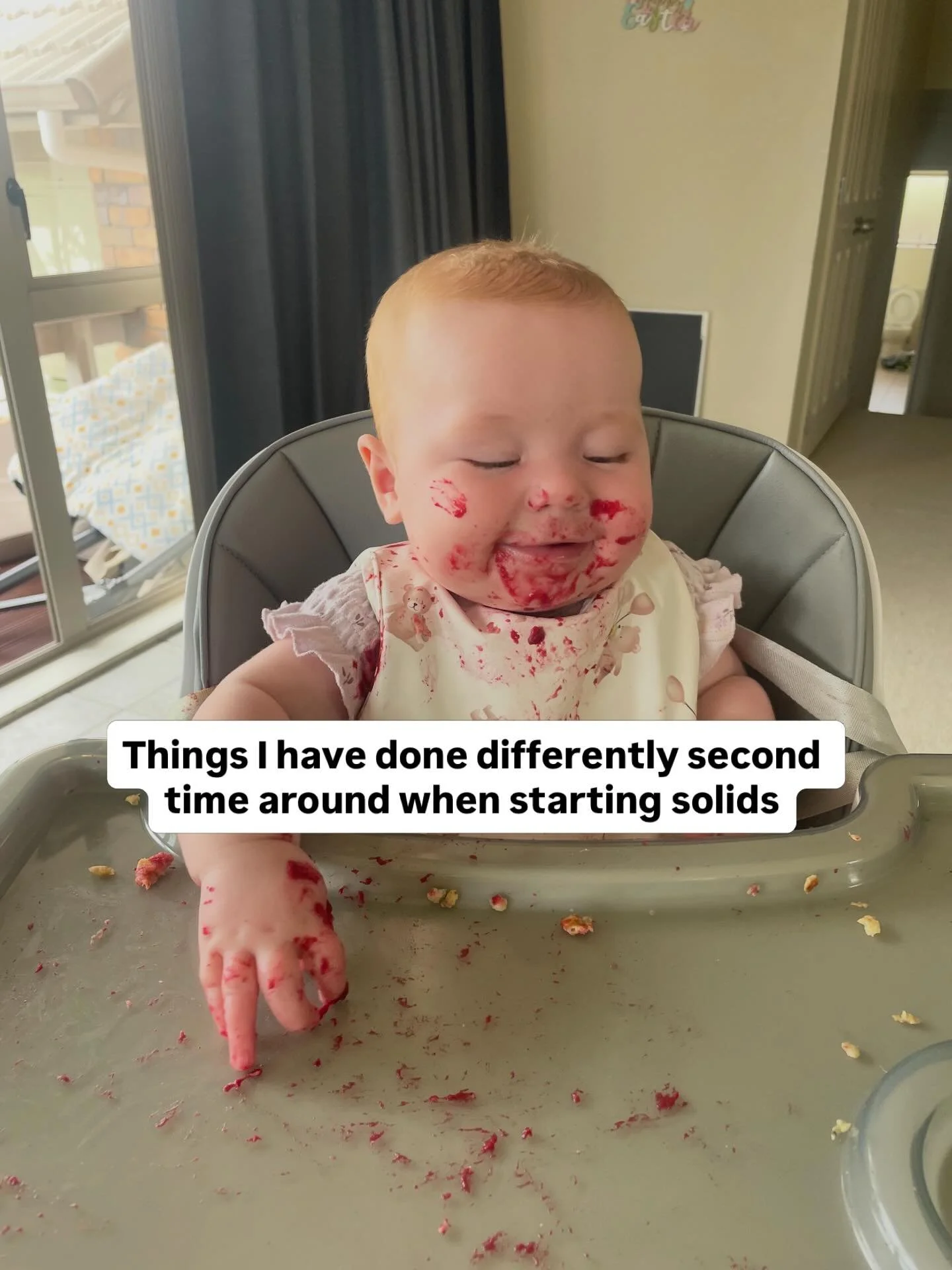 I genuinely was so nervous going into my second journey of starting solids, all I remember was the mess, the overthinking, the food being wasted and more mess, but you know what it hasn&rsquo;t been as bad! 

I think it&rsquo;s just second time round