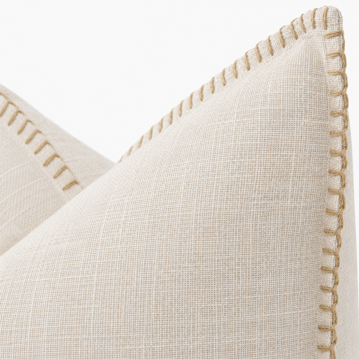 Lino Cushion — Beige 60x60