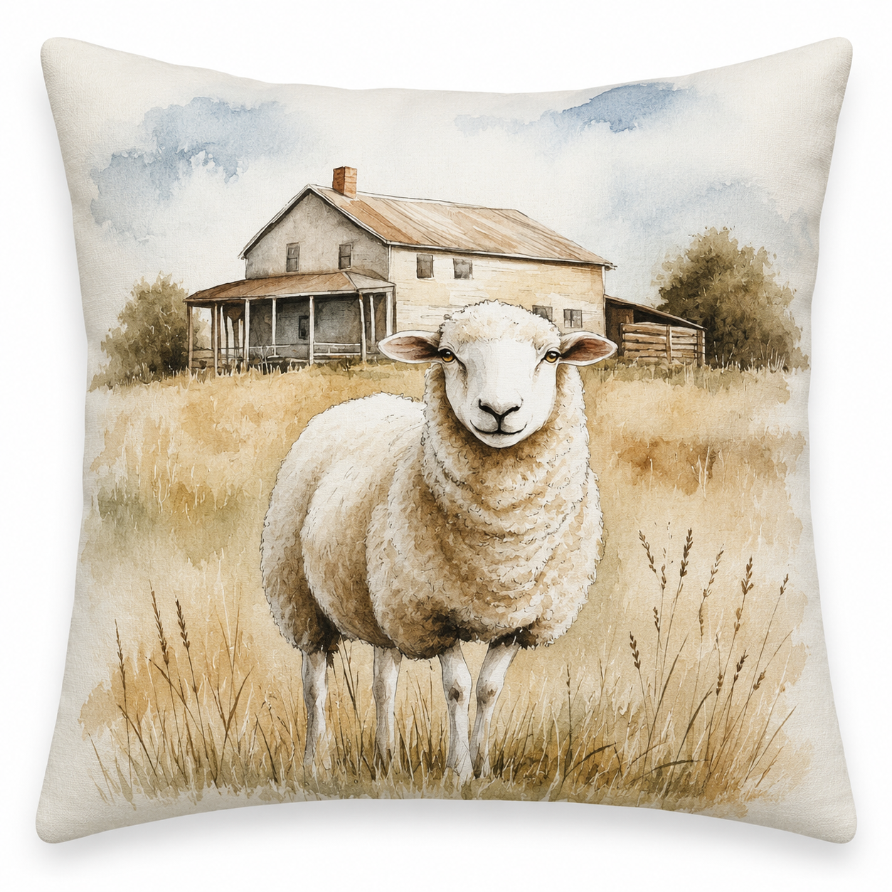 Farm Cushion - Sheep